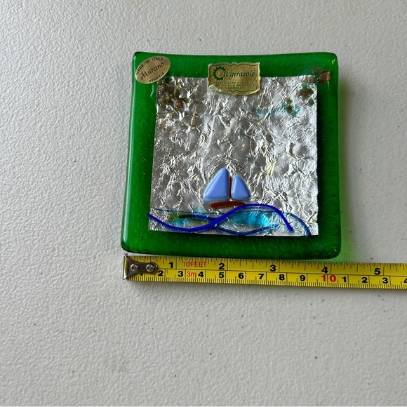 Il Girasole Murano Glass Decorative Plate - Picture 4 of 5